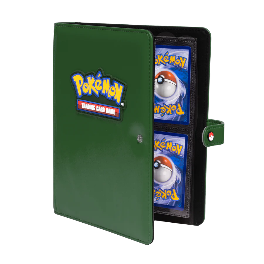 Ultra Pro - Pokémon Green 4-Pocket Premium Snap Binder