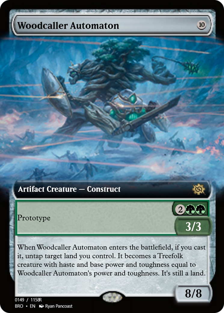 Woodcaller Automaton (PRM-105830) - Magic Online Promos Foil