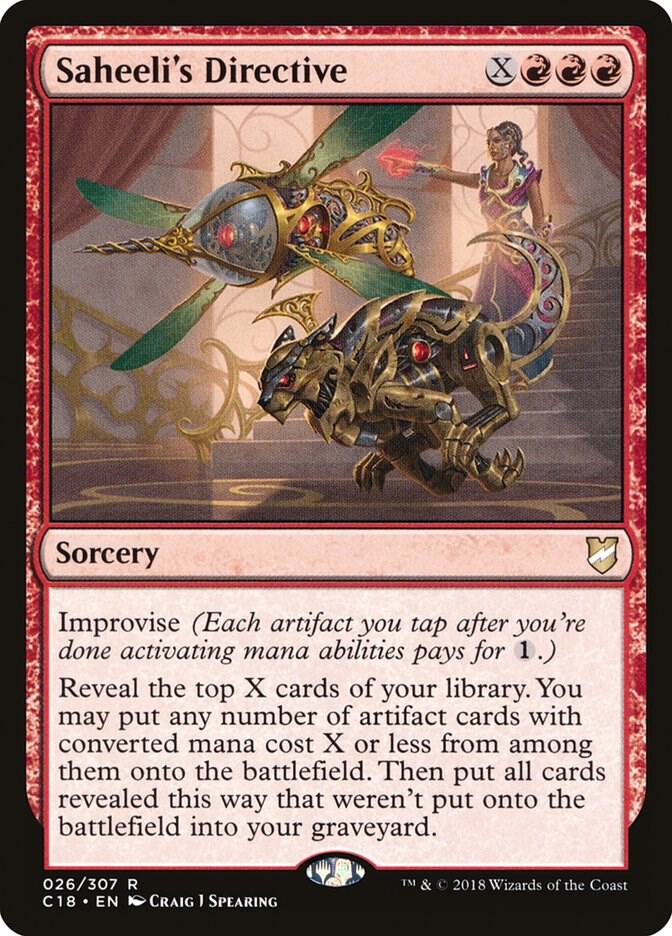 Saheeli's Directive (26) [Commander 2018]