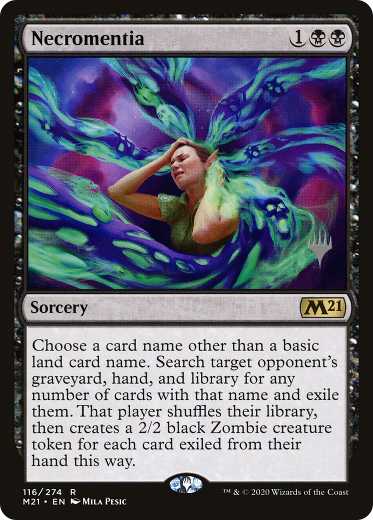 Necromentia (PPM21-116P) - Core Set 2021 Promos