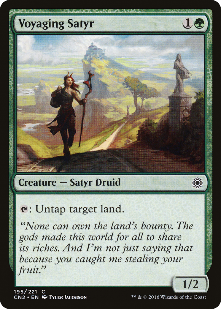 Voyaging Satyr (CN2-195) - Conspiracy: Take the Crown