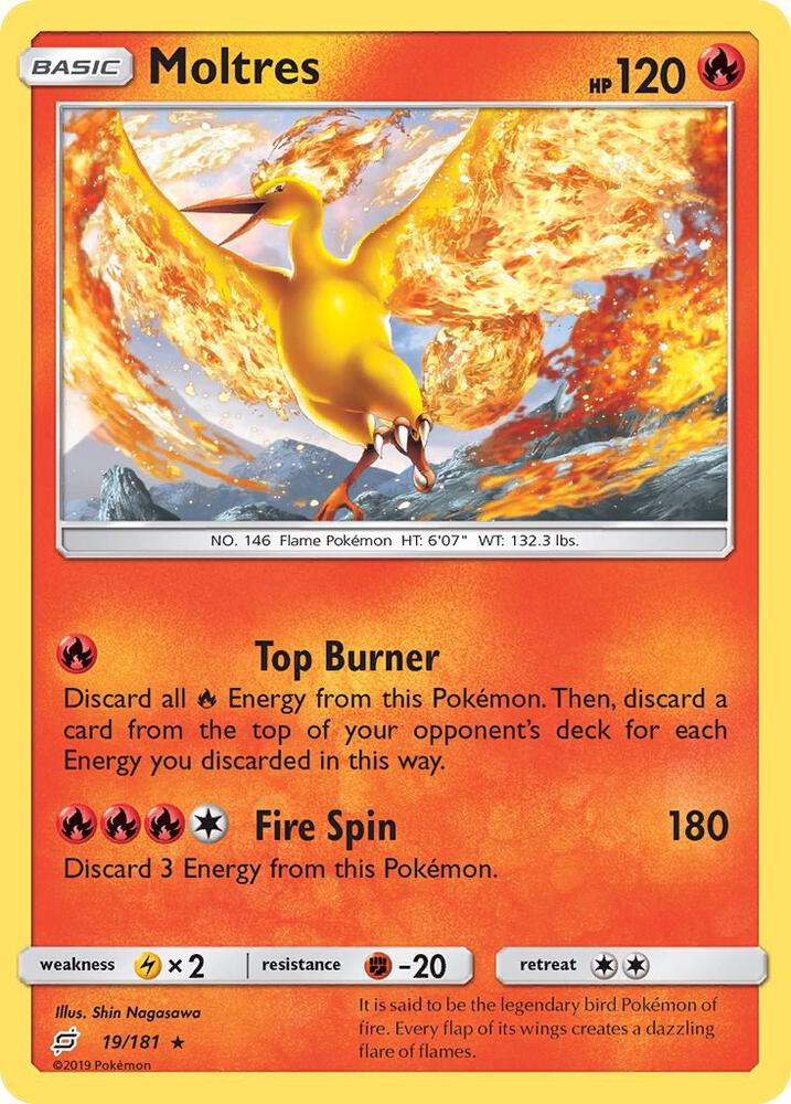 Moltres (19/181) [SM Team Up]