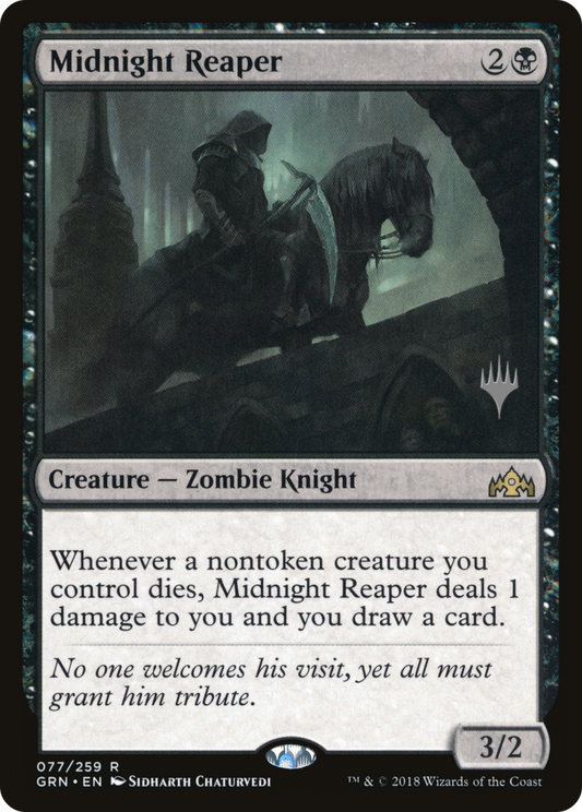 Midnight Reaper (PPELD-77P) - Guilds of Ravnica Promos