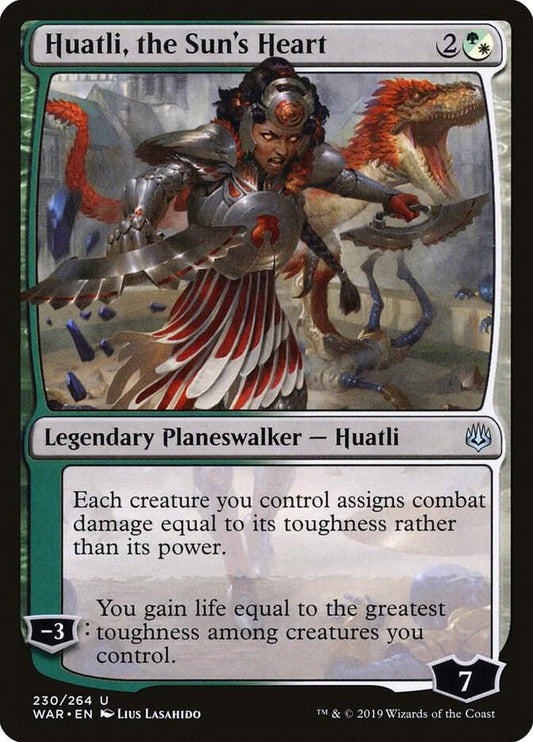 Huatli, the Sun's Heart (230) [War of the Spark]