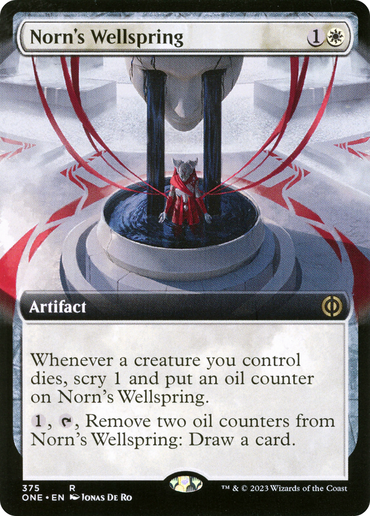 Norn's Wellspring (ONE-375) - Phyrexia: All Will Be One: (Extended Art) Foil