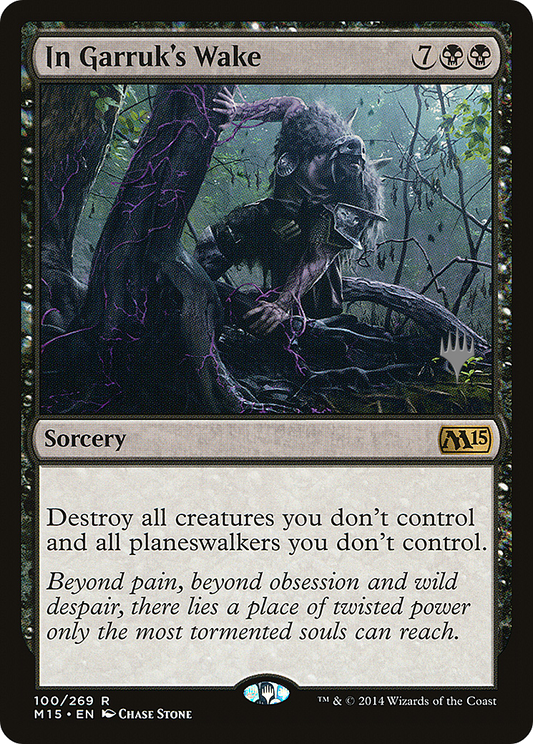 In Garruk's Wake (PPTHB-100) - Magic 2015 Promos Foil