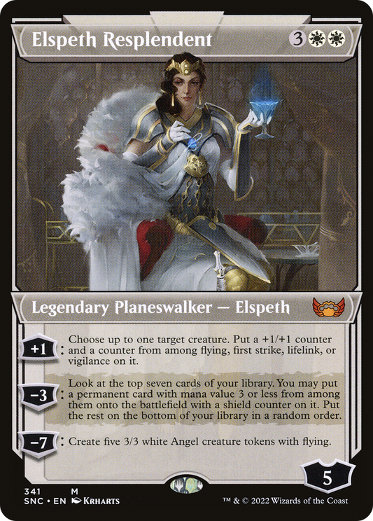Elspeth Resplendent (SNC-341) - Streets of New Capenna: (Showcase) Foil