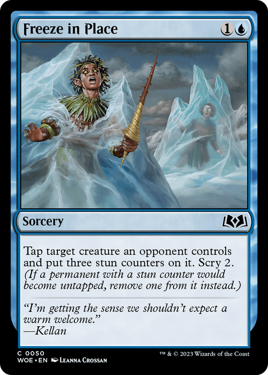 Freeze in Place (WOE-050) - Wilds of Eldraine Foil