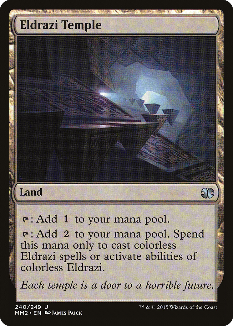 Eldrazi Temple (MM2-240) - Modern Masters 2015