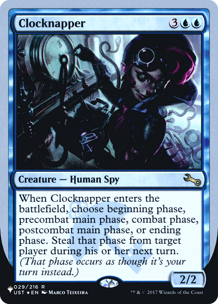 Clocknapper (LIST-014) - The List (Unfinity Foil Edition) Foil