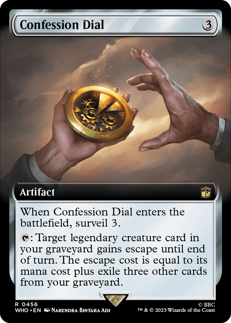 Confession Dial (WHO-456) - Doctor Who: (Extended Art)