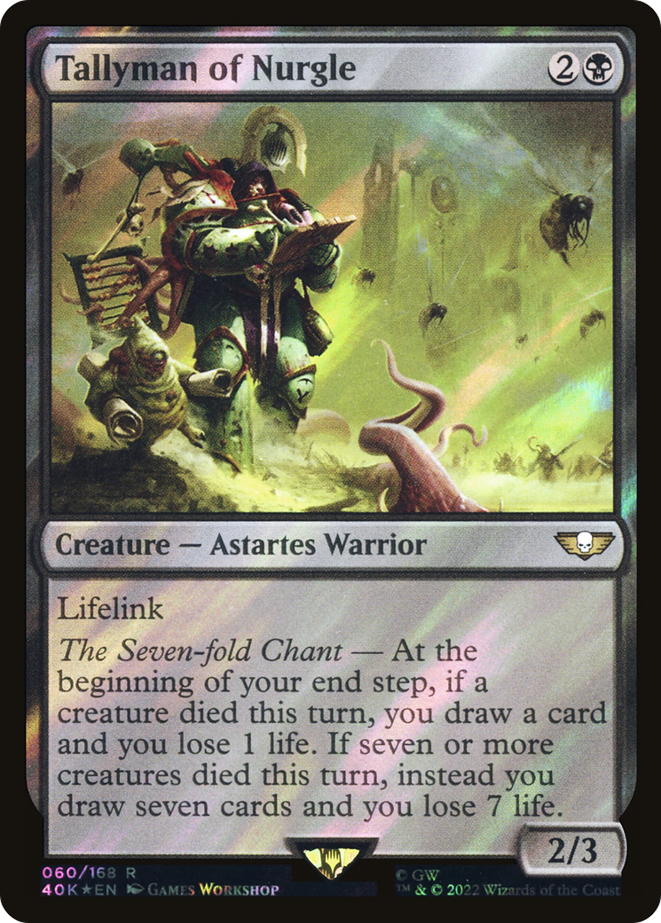 Tallyman of Nurgle (40K-60★) - Warhammer 40,000 Commander Foil