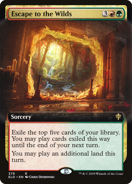 Escape to the Wilds (ELD-379) - Throne of Eldraine: (Extended Art) Foil