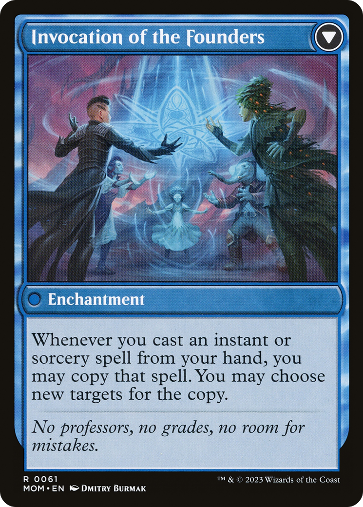 Invasion of Arcavios // Invocation of the Founders (MOM-061) - March of the Machine Foil