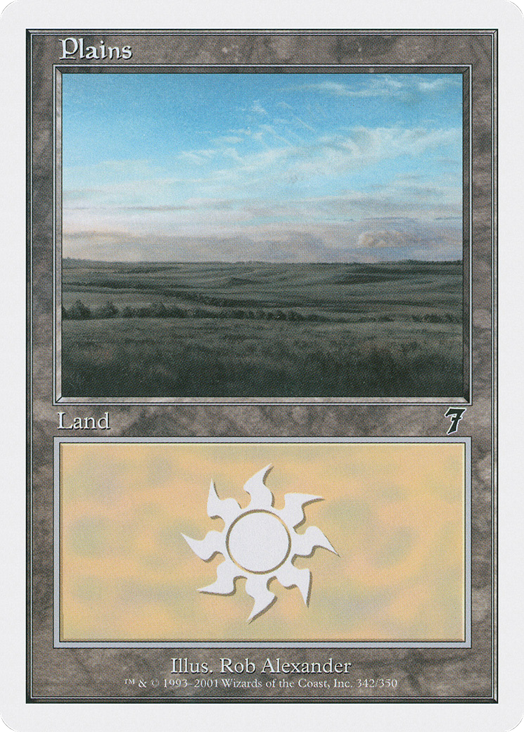 Plains (342) (7ED-342) - 7th Edition Foil