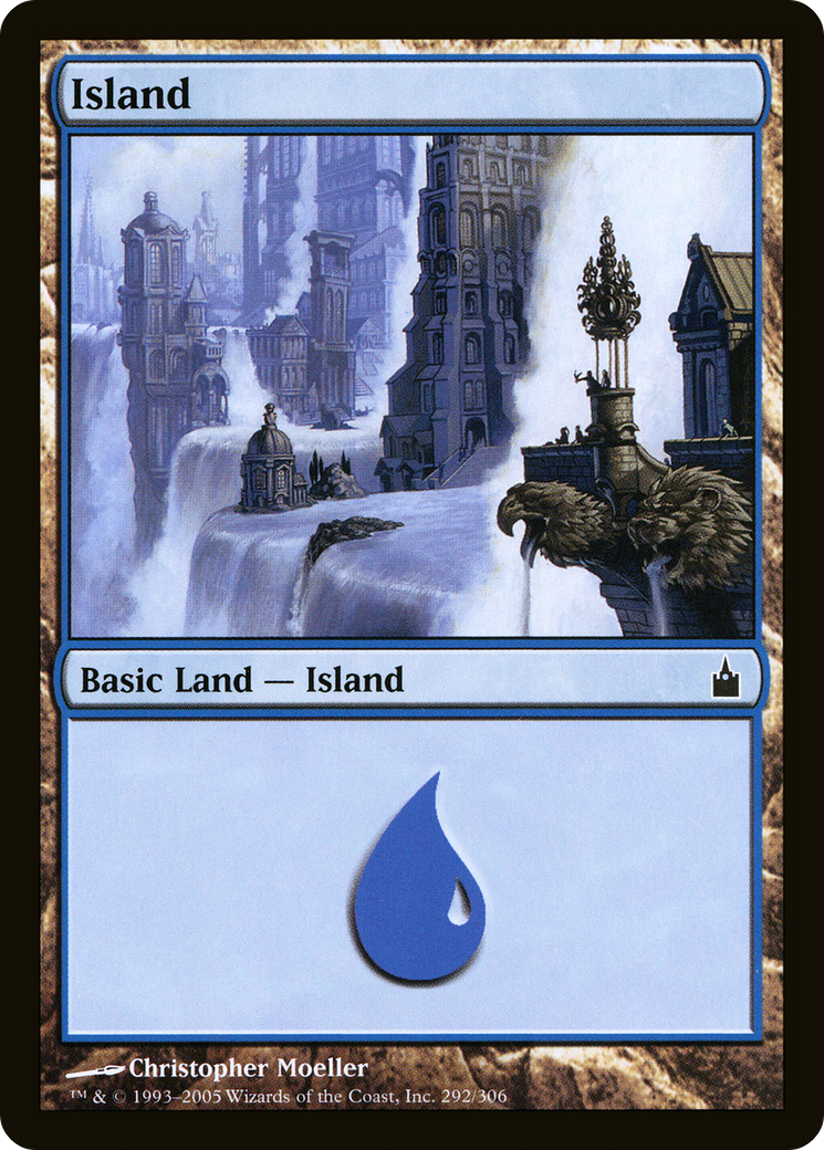 Island (292) (RAV-292) - Ravnica: City of Guilds