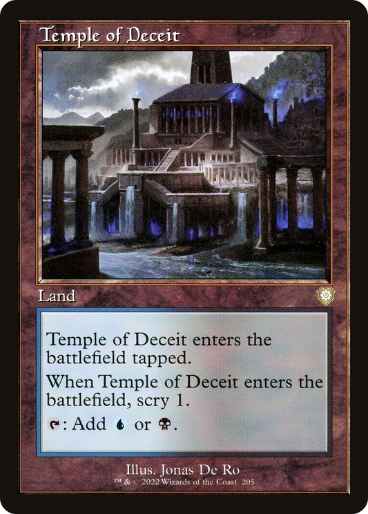 Temple of Deceit (BRC-205) - The Brothers' War Commander