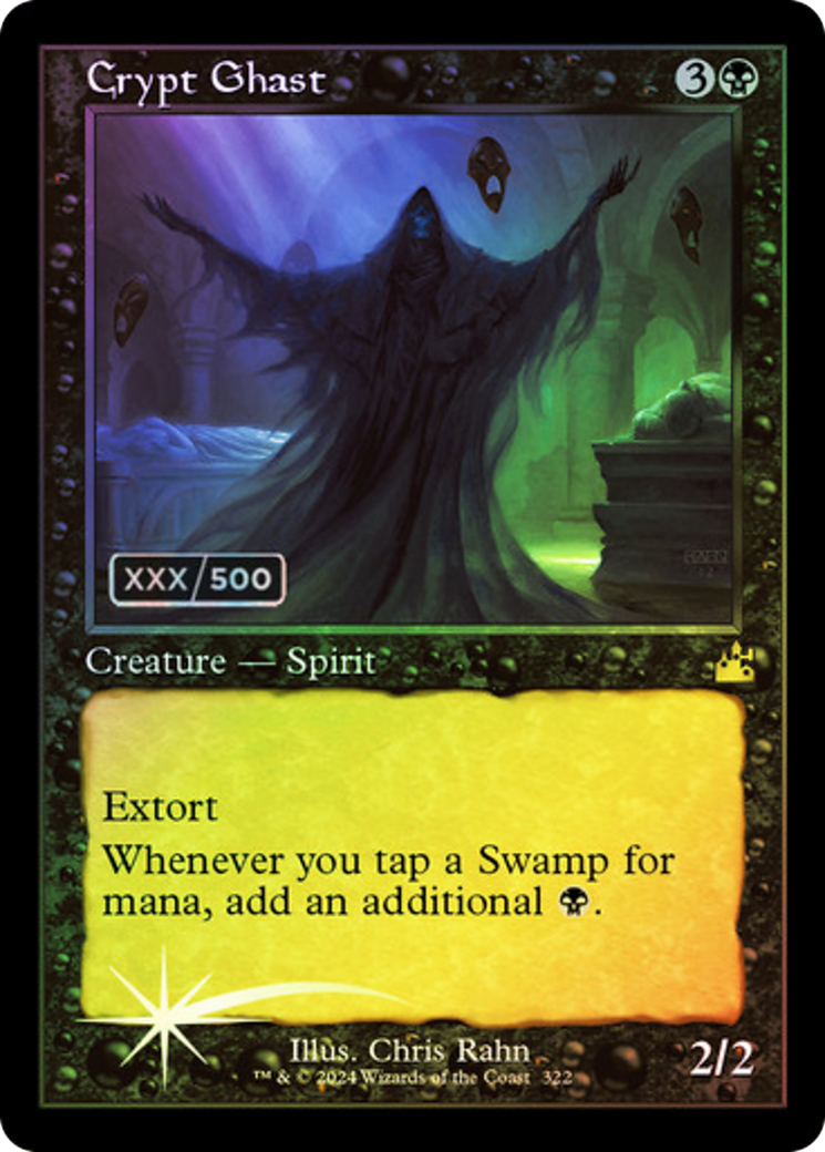 Crypt Ghast (RVR-322) - Ravnica Remastered Foil