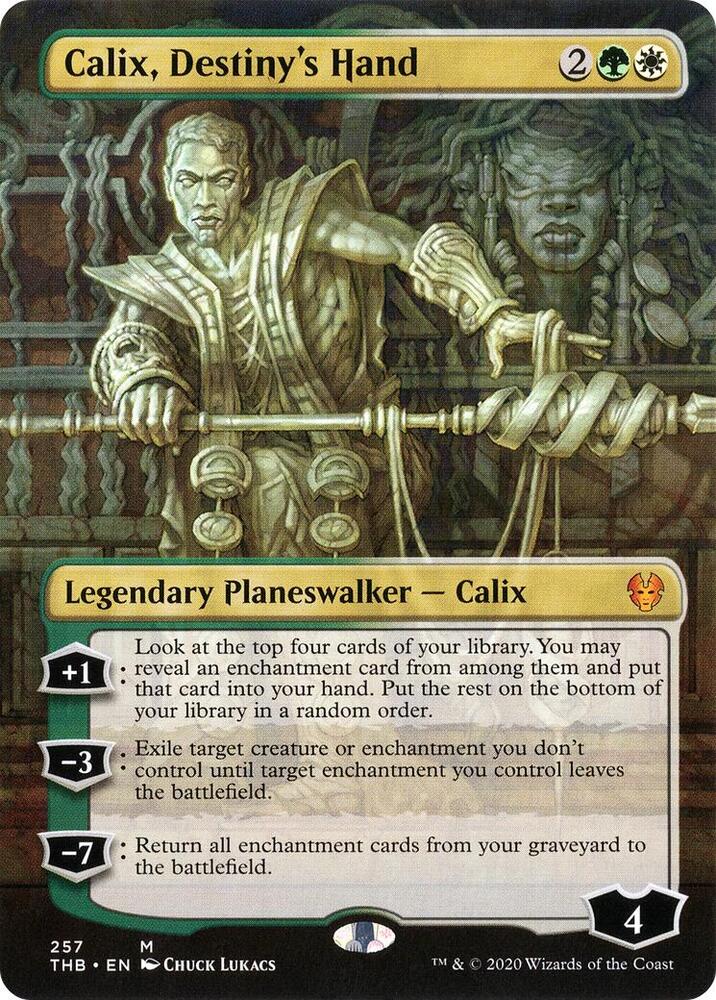 Calix, Destiny's Hand (Borderless) (257) [Theros Beyond Death] [Borderless]