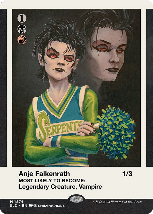 Anje Falkenrath // Anje Falkenrath (SLD-1874) - Secret Lair Drop (Borderless)