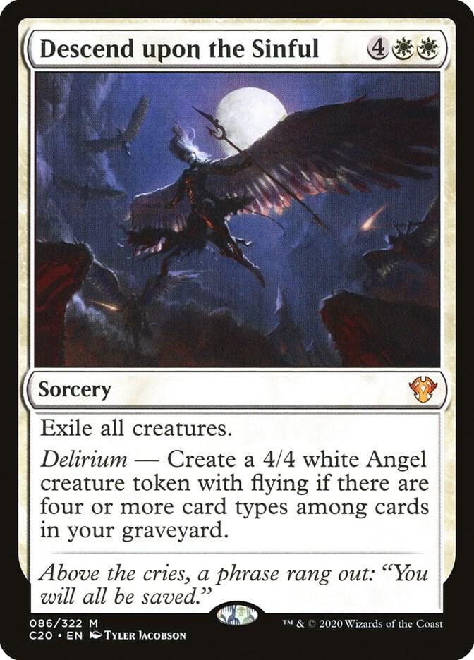 Descend upon the Sinful (86) [Commander 2020]
