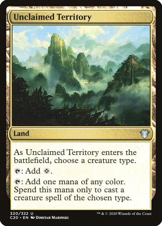 Unclaimed Territory (320) [Commander 2020]