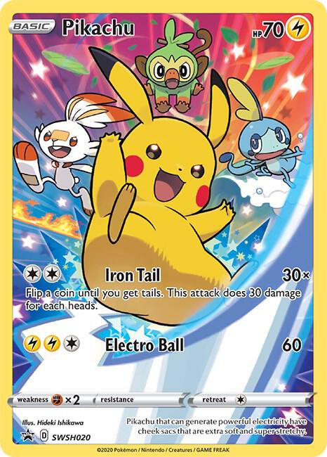 Pikachu - SWSH020 [SWSH Sword and Shield Promo Cards]