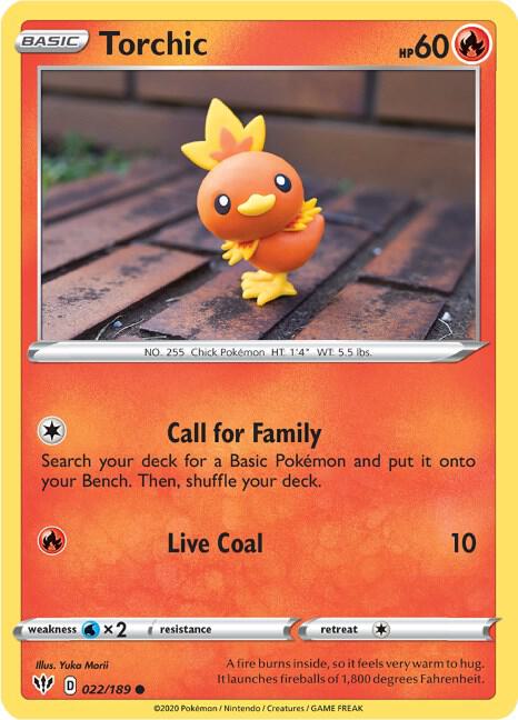 Torchic (022/189) [SWSH03 Darkness Ablaze]