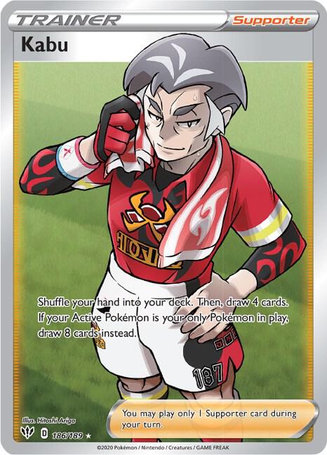 Kabu (Full Art) (186/189) [SWSH03 Darkness Ablaze]