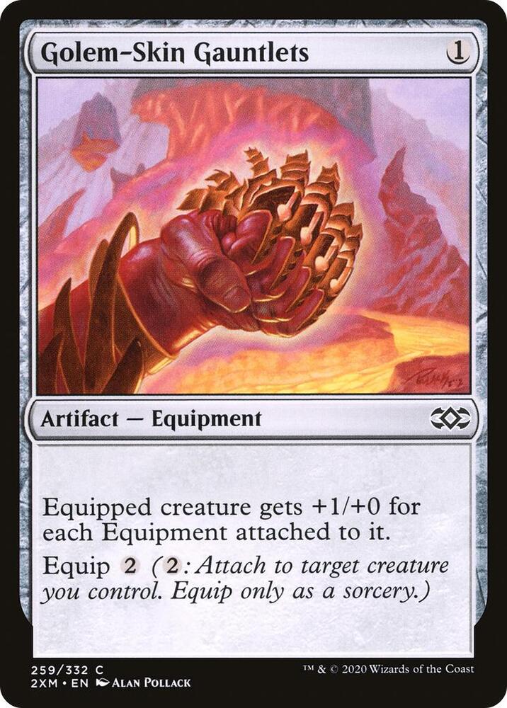 Golem-Skin Gauntlets (259) [Double Masters]
