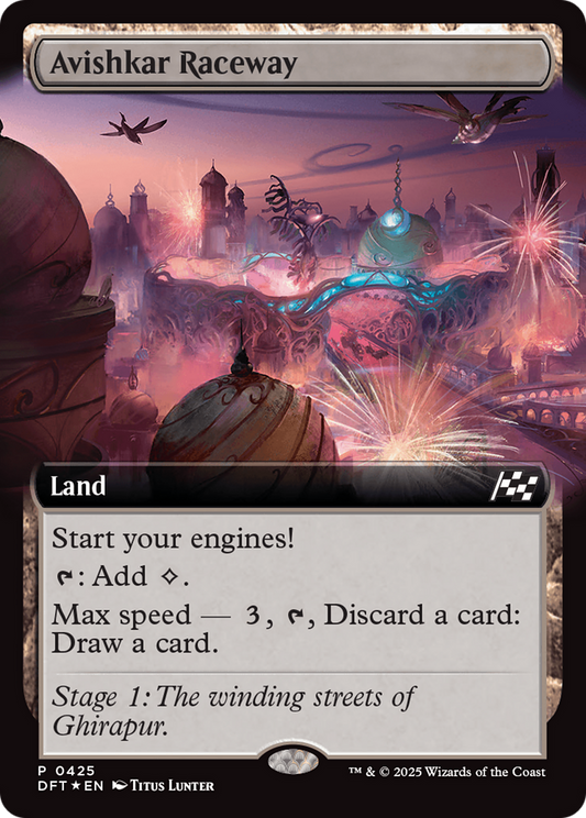 Avishkar Raceway (DFT-425) - Aetherdrift: (Extended Art) Foil
