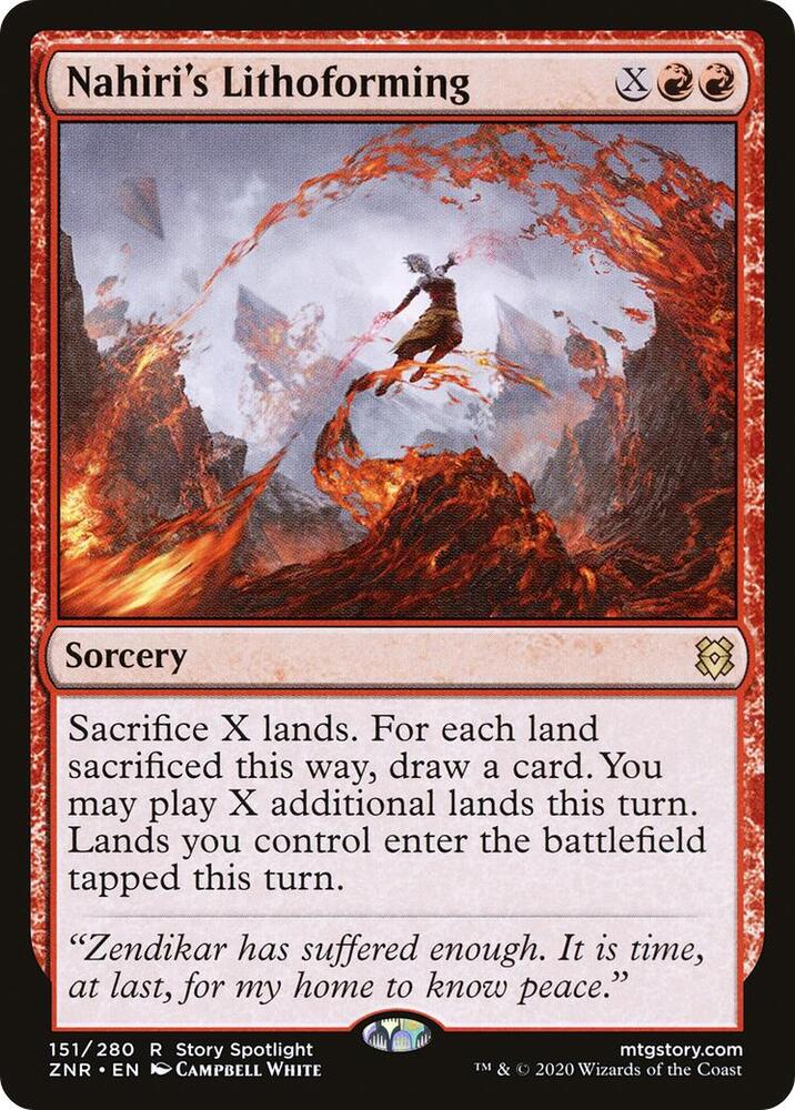 Nahiri's Lithoforming (151) [Zendikar Rising]