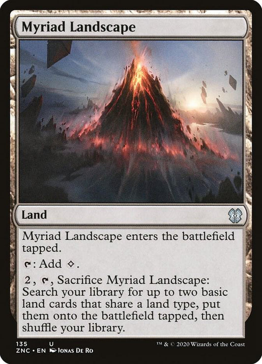 Myriad Landscape (135) [Zendikar Rising Commander]