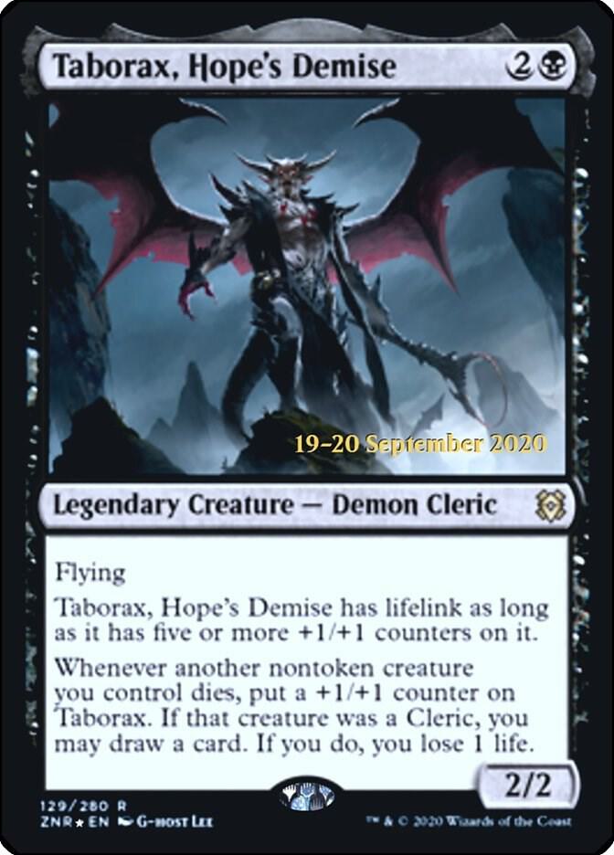 Taborax, Hope's Demise (129) [Prerelease Cards]