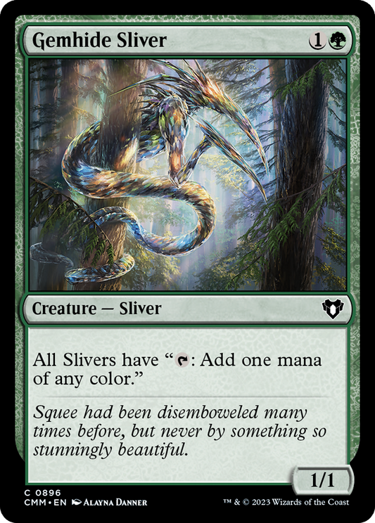 Gemhide Sliver (CMM-896) - Commander Masters