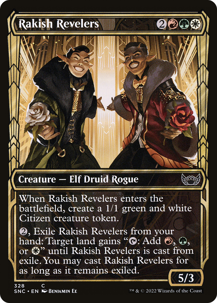 Rakish Revelers (SNC-328) - Streets of New Capenna: (Showcase) Foil
