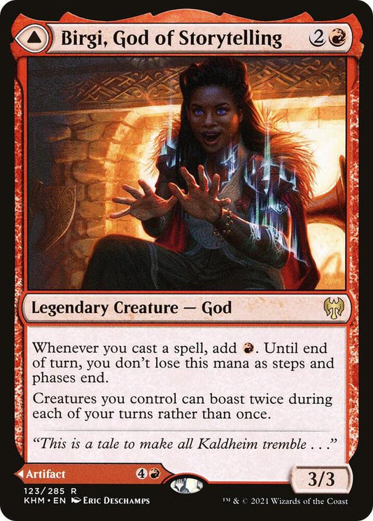 Birgi, God of Storytelling (123) [Kaldheim]