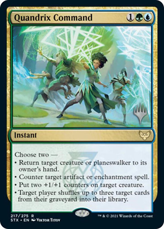 Quandrix Command (217) [Strixhaven: School of Mages Promos]