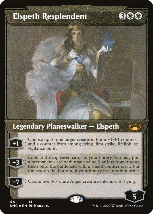 Elspeth Resplendent (SNC-441) - Streets of New Capenna: (Showcase) Etched Foil