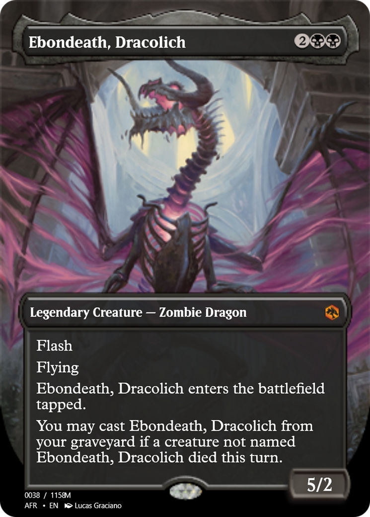 Ebondeath, Dracolich (PRM-92692) - Magic Online Promos