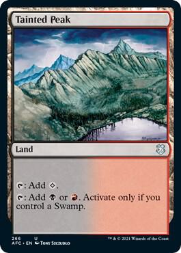 Tainted Peak (266) [Forgotten Realms Commander]