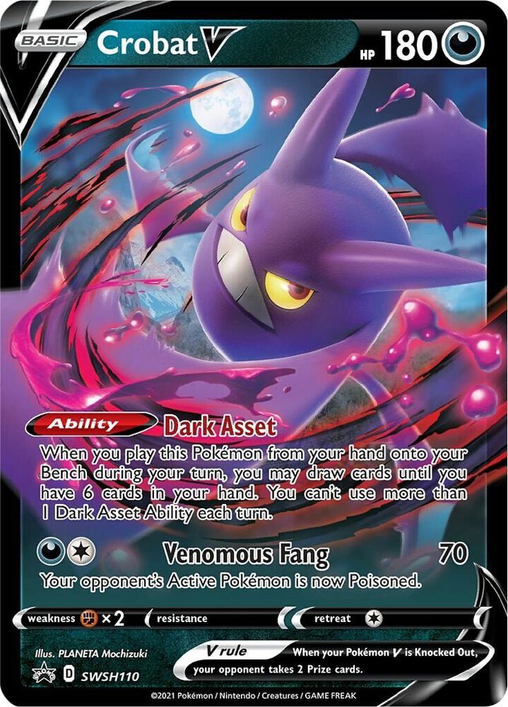 Crobat V - SWSH110 [SWSH Sword and Shield Promo Cards]