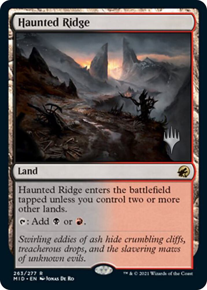 Haunted Ridge (263) [Innistrad: Midnight Hunt Promos]
