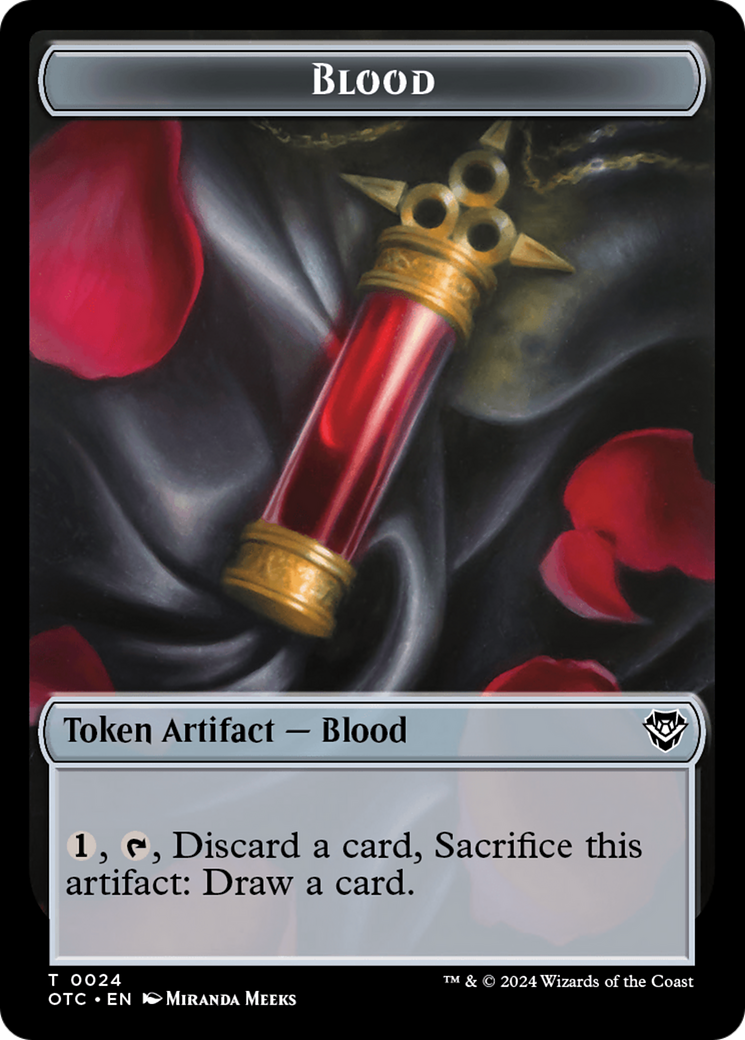 Blood (TOTC-024) - Outlaws of Thunder Junction Commander Tokens