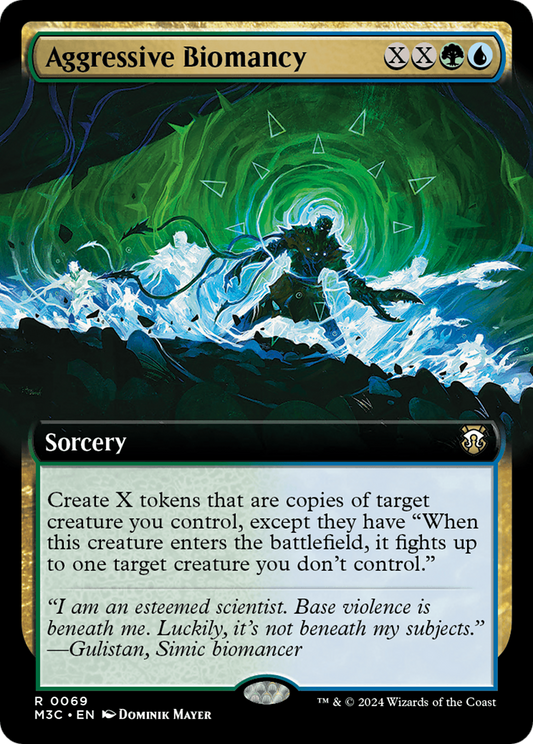 Aggressive Biomancy (M3C-069) - Modern Horizons 3 Commander: (Extended Art) Foil
