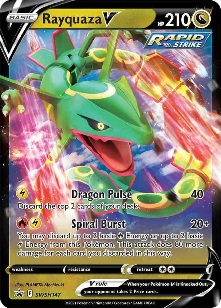 Rayquaza V - SWSH147 [SWSH Sword and Shield Promo Cards]