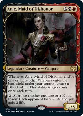 Anje, Maid of Dishonor (Showcase) (309) [Innistrad: Crimson Vow] [Showcase]