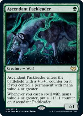 Ascendant Packleader (186) [Innistrad: Crimson Vow]