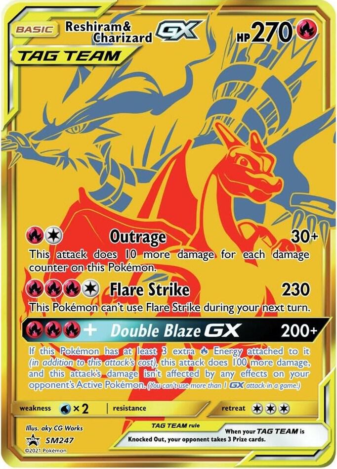 Reshiram & Charizard GX - SM247 [SM Promos]