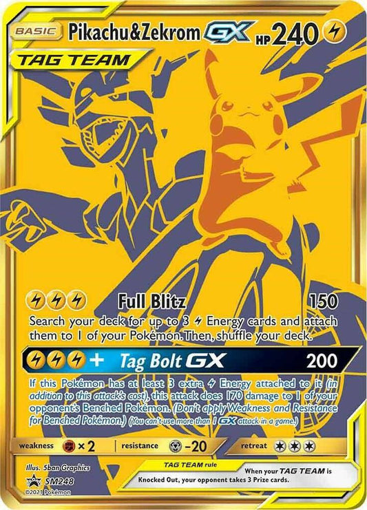 Pikachu & Zekrom GX - SM248 [SM Promos]